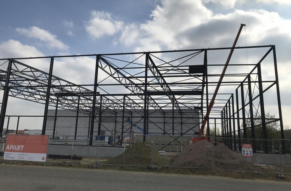 Hospital Logistics aarschot, nieuwbouw, gdp-proof, industriebouw, opslag- en distributiesite, mathieu gijbels