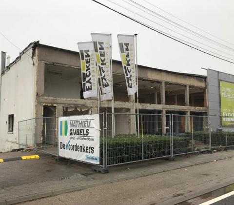 Interieurs Eycken renovatieproject TIJDENS afbraakwerken