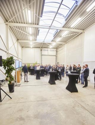 Mathieu Gijbels laat ondernemers verzamelen op het “Zuiderpark” in Genk 