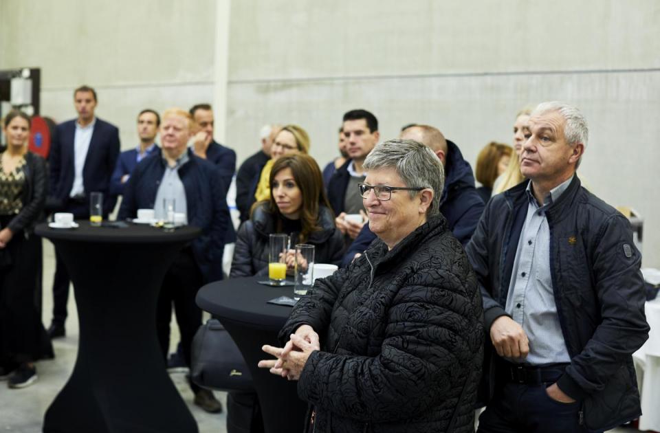 Mathieu Gijbels laat ondernemers verzamelen op het “Zuiderpark” in Genk 