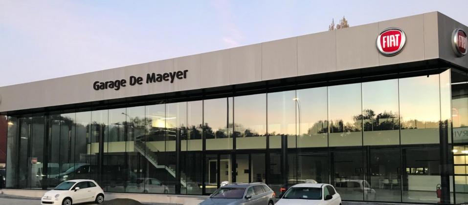 garage de maeyer sint niklaas fiat auto nieuwbouw