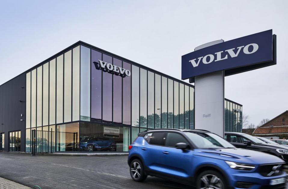 volvo reiff nieuwbouw garage herve bouwbedrijf Mathieu Gijbels