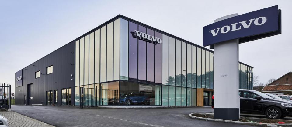 volvo reiff nieuwbouw garage herve bouwbedrijf Mathieu Gijbels