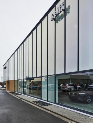 volvo reiff nieuwbouw garage herve bouwbedrijf Mathieu Gijbels
