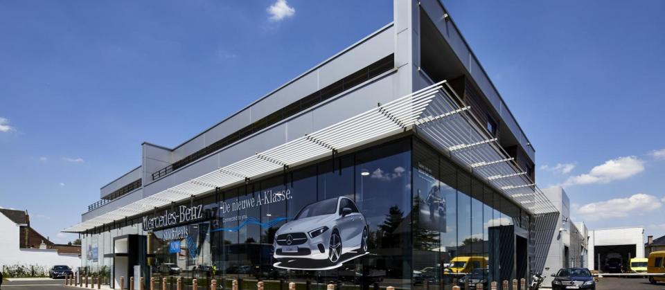 Bogemans Automotive, Grimbergen , garagebouw, uitbreiding garage, Mathieu Gijbels - Voordenkers