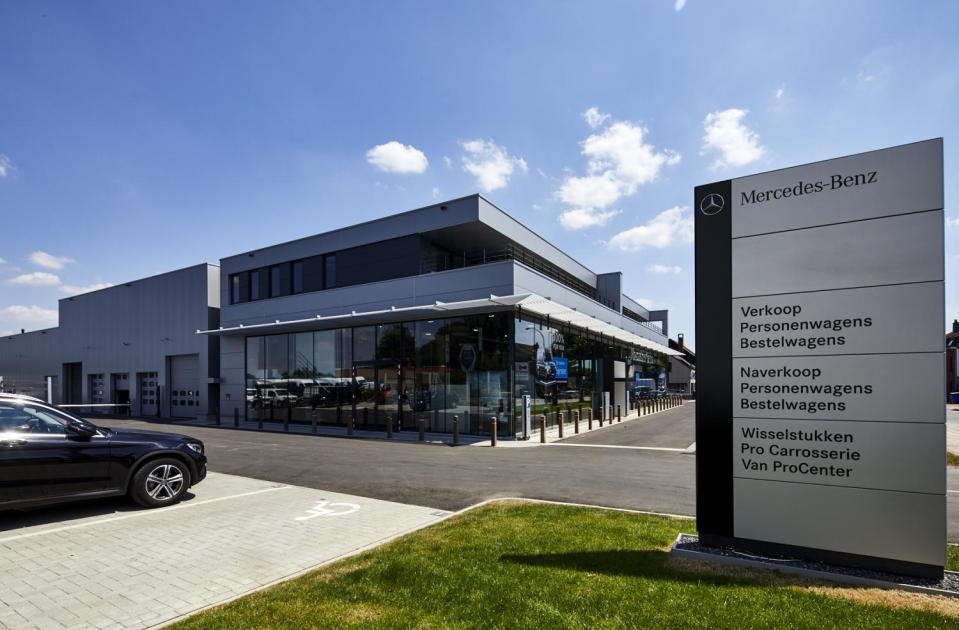 Bogemans Automotive, Grimbergen , garagebouw, uitbreiding garage, Mathieu Gijbels - Voordenkers