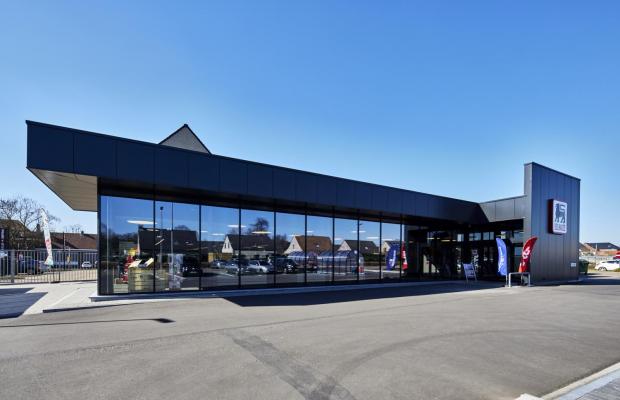 AD Delhaize koersel, winkelpand, uitbreiding winkelpand, renovatie, mathieu gijbels, winkelruimte, retail bouw
