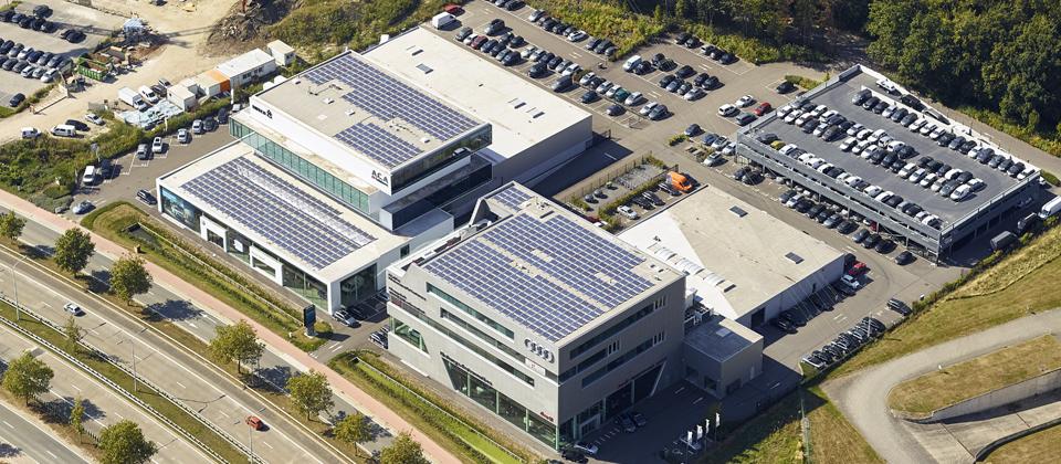 delorge business park hasselt volkswagen audi nieuwbouw garage bouwbedrijf mathieu gijbels limburg oudsbergen