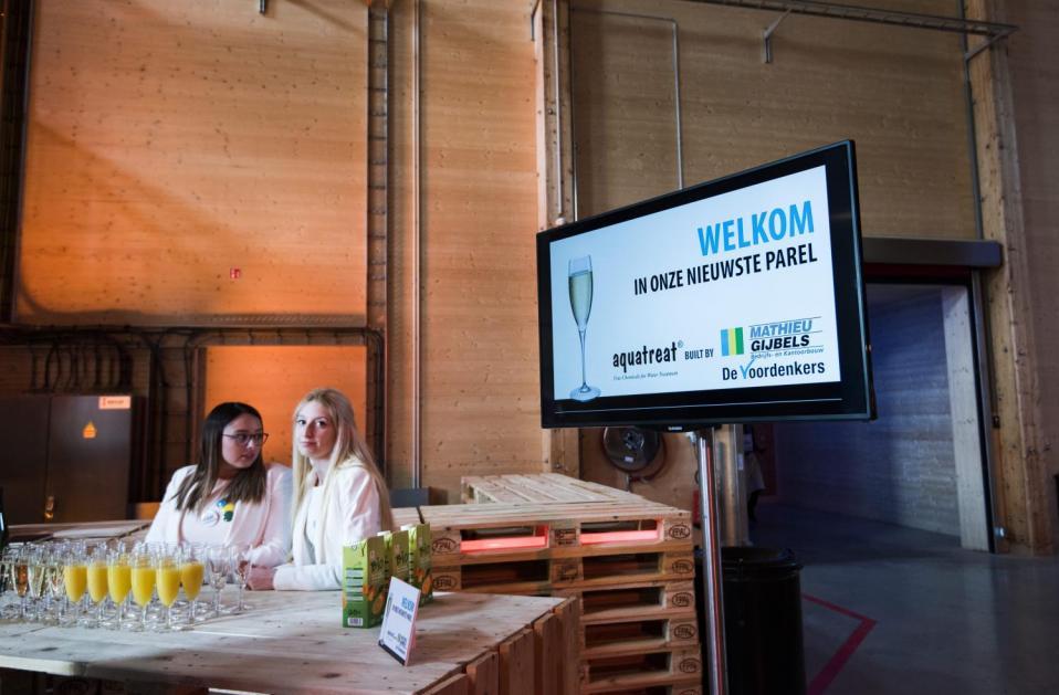Aquatreat aarschot energiezuinig bouwen wonen bouwbedrijf mathieu gijbels limburg opening