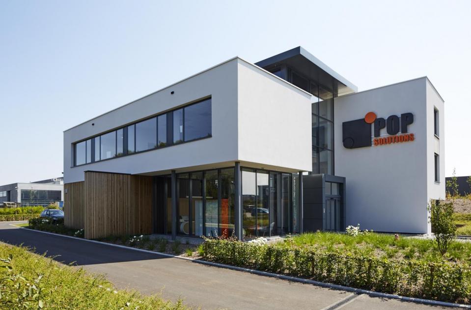 POP solutions, nieuwbouw, mathieu gijbels, industriebouw limburg, bouwbedrijf limburg, kantoorbouw, kantoren bouwen in limburg