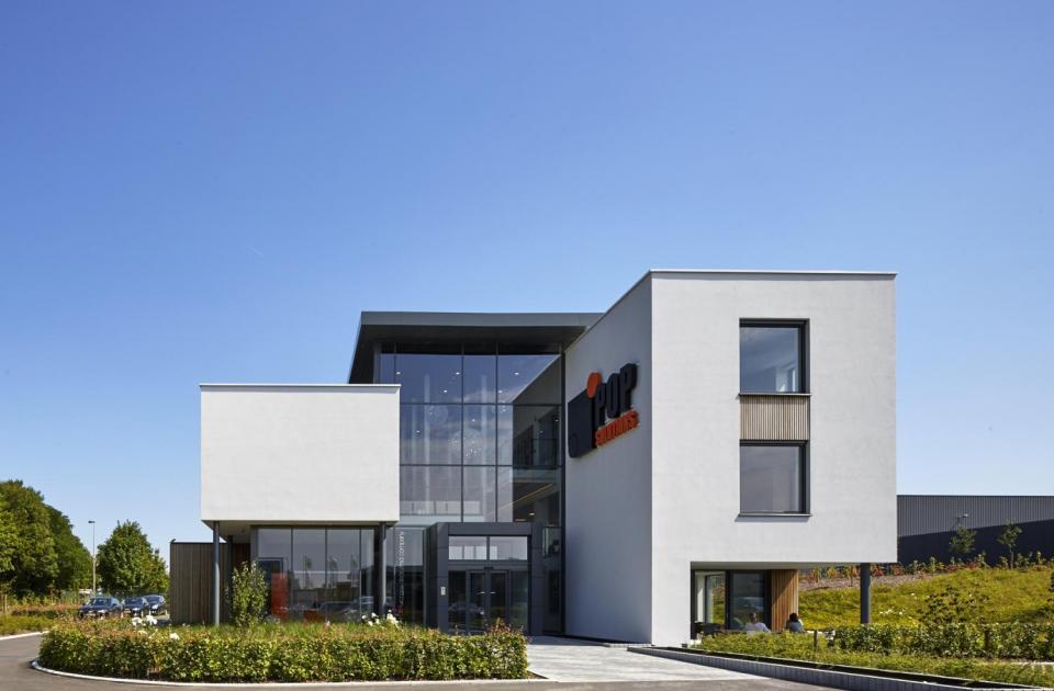 POP solutions, nieuwbouw, mathieu gijbels, industriebouw limburg, bouwbedrijf limburg, kantoorbouw, kantoren bouwen in limburg