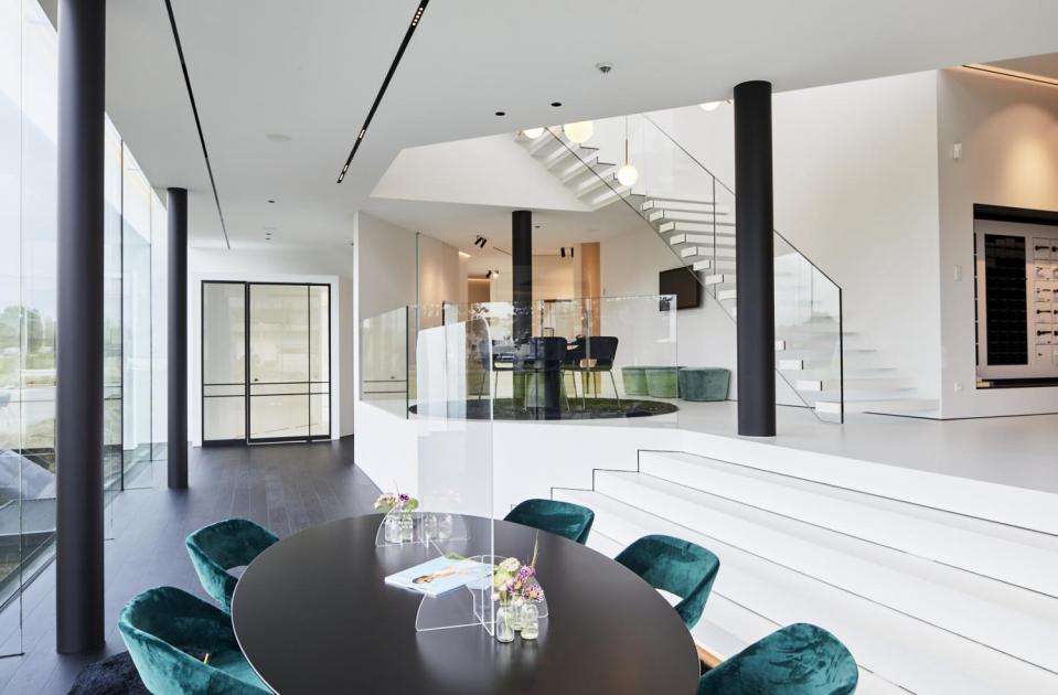 Schoeffaerts, Diepenbeek, interieur, showroom, nieuwbouw, mathieu gijbels, de voordenkers