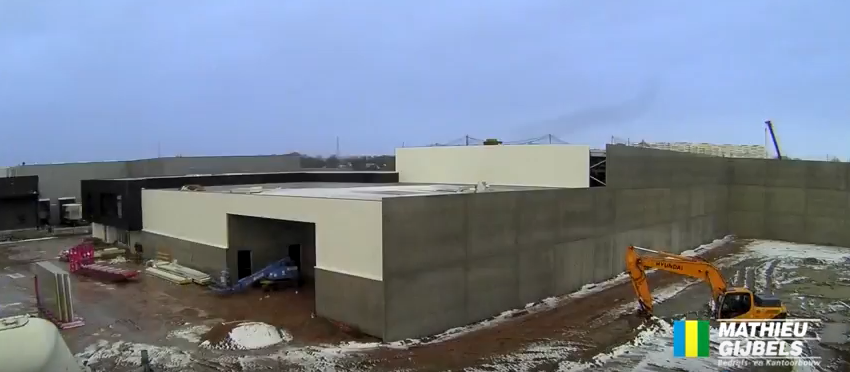 timelaps bouw werken mathieu gijbels donckers verpakkingen lier