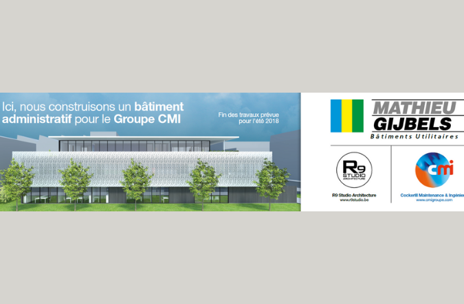 CMI, seraing, energiesector, defensie, staalsector, milieusector, nieuwbouw, kantoorbouw, kantoorgebouw, mathieu gijbels, bouwbedrijf
