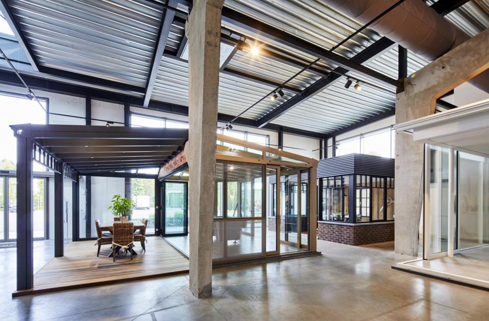 Vitralux, Renovatie, showroom, mathieu gijbels, betonbouw, staalbouw, 