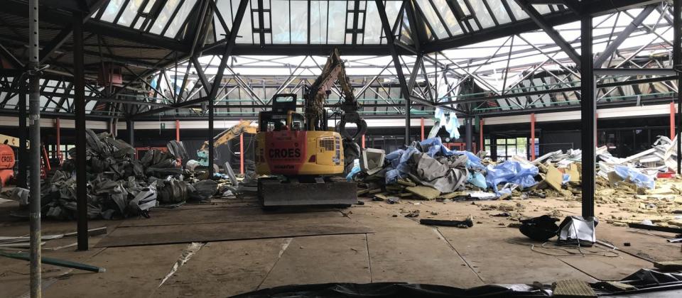 renovatiewerken Grenslandhallen site