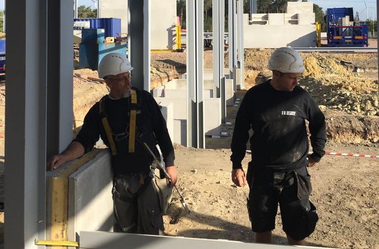 duplast bilzen disposables thermo box nieuwbouw magazijn bouwbedrijf limburg mathieu gijbels werf de voordenkers werken