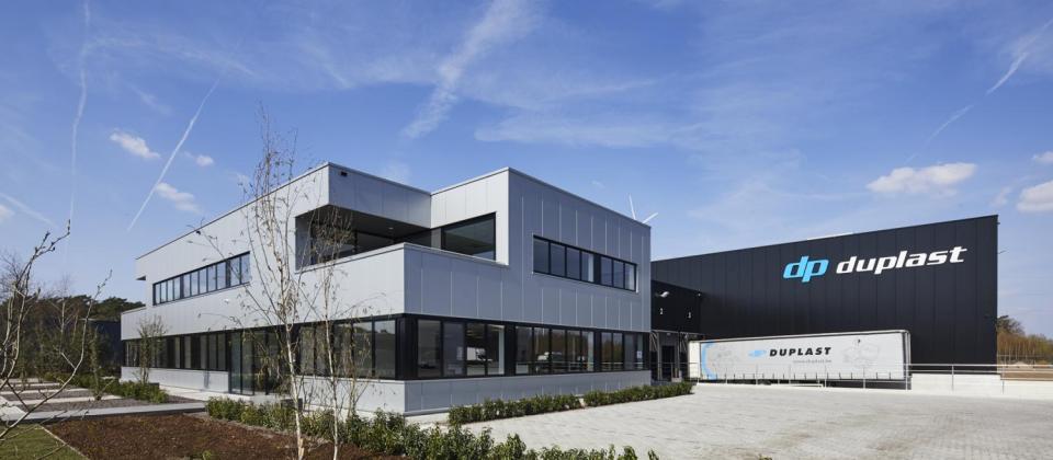 duplast bilzen disposables thermo box nieuwbouw magazijn bouwbedrijf limburg mathieu gijbels