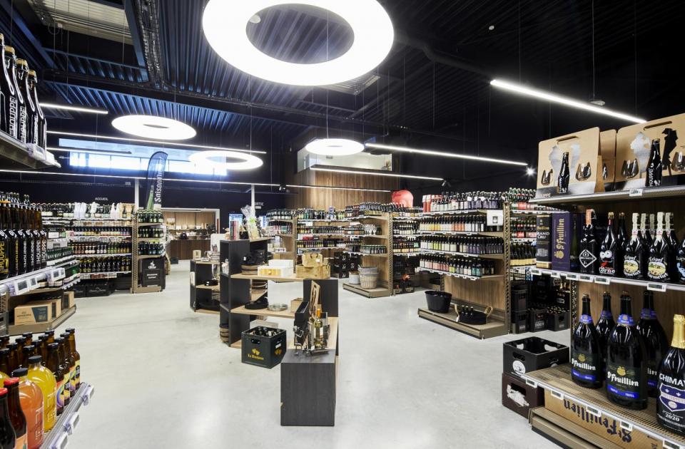 drankenspecialist Brasserie Delsart, Nieuwbouw, betonbouw, staalbouw, mathieu gijbels, oudsbergen, bouwdroom