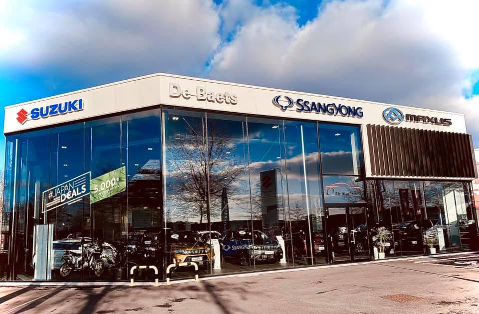 garage de baets hasselt Suzuki en Ssangyong  renovatie uitbreiding bouwbedrijf mathieu gijbels limburg