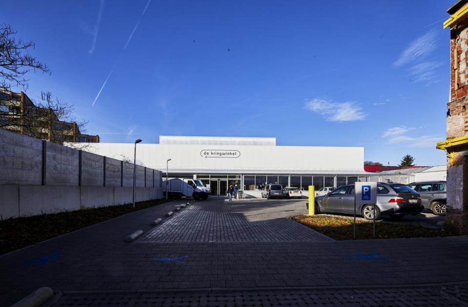 SPIT Heverlee Kringloopwinkel gebouwd door Mathieu Gijbels