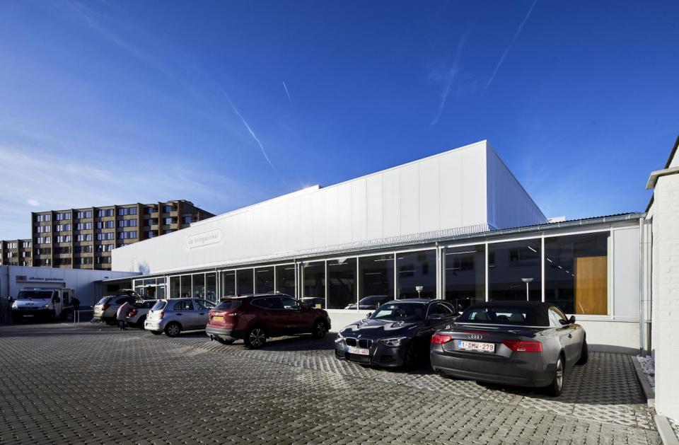SPIT Heverlee Kringloopwinkel gebouwd door Mathieu Gijbels