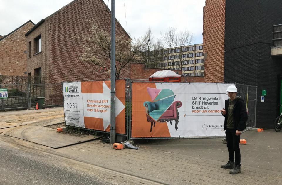 spit heverlee werf reclame mathieu gijbels, nieuwbouw