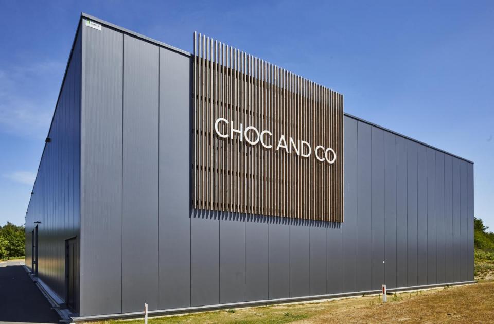 choc and co, belgische, chocolade, Bouwbedrijf limburg, industriebouw limburg, nieuwbouw, nijvel, aannemer, bouwbedrijf mathieu gijbels