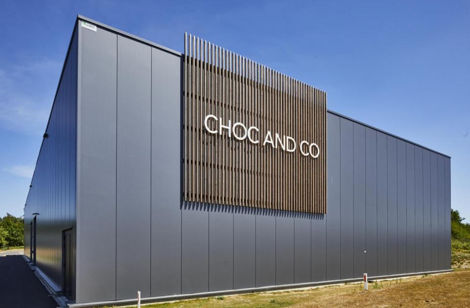 choc and co, belgische, chocolade, Bouwbedrijf limburg, industriebouw limburg, nieuwbouw, nijvel, aannemer, bouwbedrijf mathieu gijbels