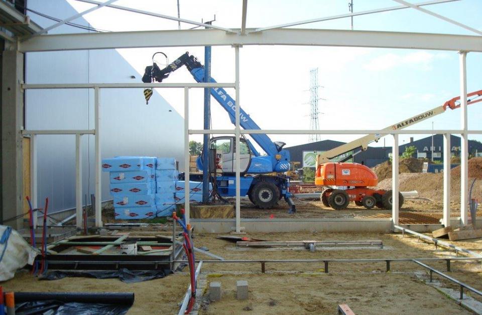 Carmans, Horeca van Zon, uitbreiding, beringen, mathieu gijbels, nieuwbouw, productiehal