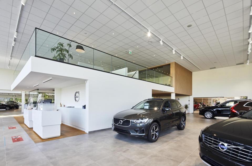 Volvo Postiaux, garage, Mathieu Gijbels, Oudsbergen, Schoten, garagebouw, nieuwbouw, garagebedrijf, brecht