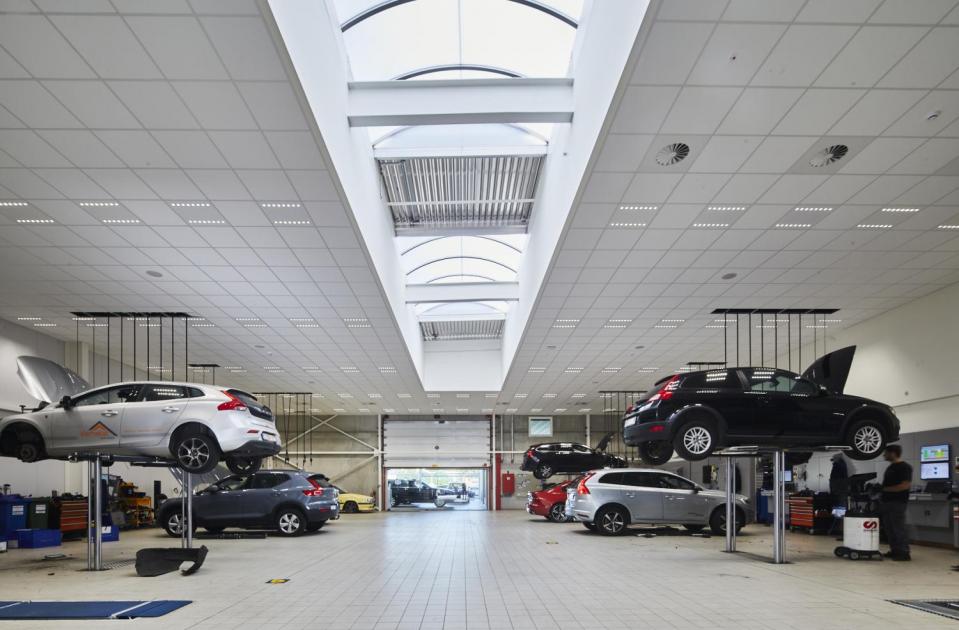 Volvo Postiaux, garage, Mathieu Gijbels, Oudsbergen, Schoten, garagebouw, nieuwbouw, garagebedrijf, brecht