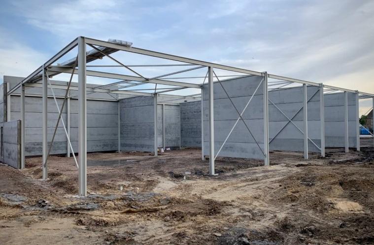 Gasim, Gent, Mathieu Gijbels, Oudsbergen, loodsen, nieuwbouw, constructie