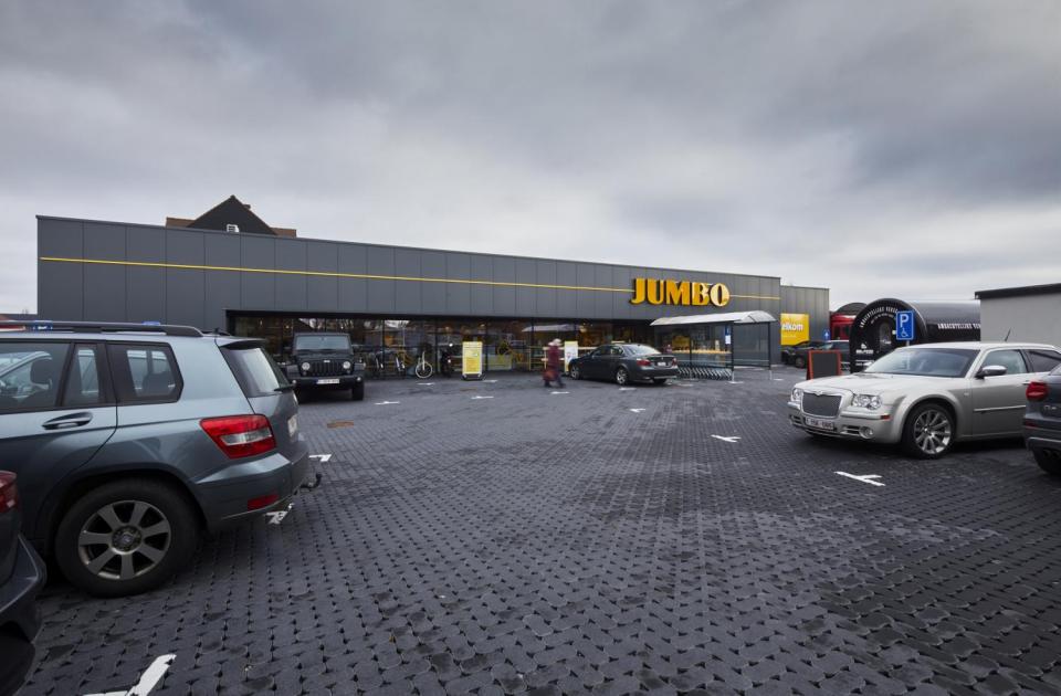 Jumbo, Sint-Lambrechts-Herk, Sint-Truidersteenweg, Renovatie, Uitbreiding, winkelrenovatie, supermarkt, Mathieu Gijbels