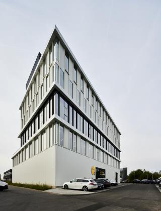 Futurn Corelio Brico, Nieuwbouw, bedrijvenpark, Groot-Bijgaarden, bedrijfsbouw, Mathieu Gijbels