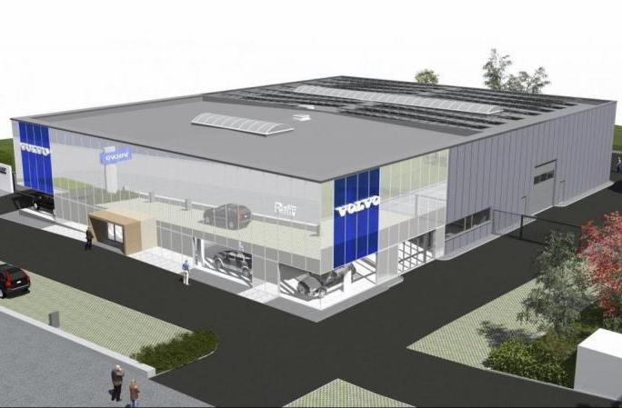 Volvo Reiff, Chaineux, Garagebouw, nieuwbouw, verviers, welkenraedt, Mathieu Gijbels, 