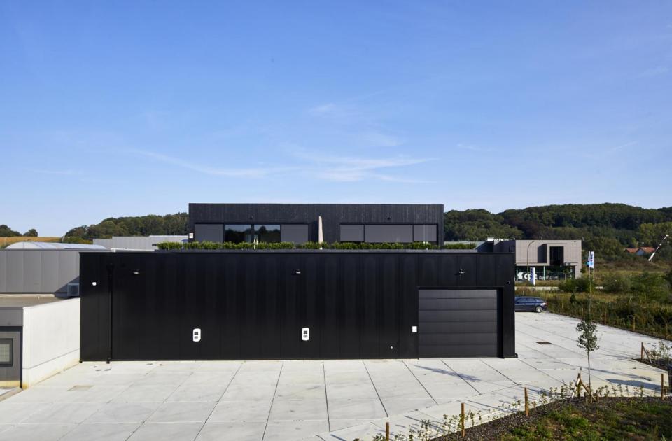 Ecompany, bekkevoort, mathieu gijbels, kantoorbouw, nieuwbouw, opslaghal