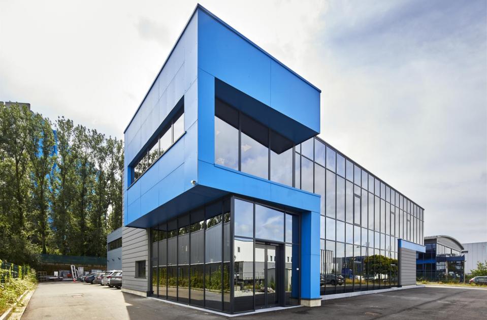 Setip, nieuwbouw, ganshoren, staalbouw, mathieu gijbels, oudsbergen, industriehal, kantoorgebouw, de voordenkers