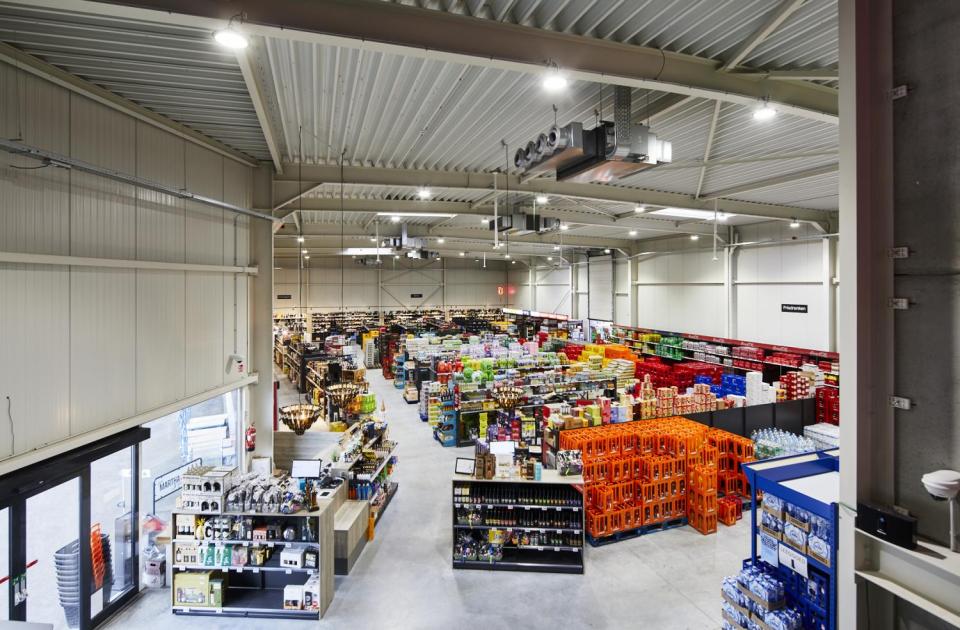 Pelgrims, drankenhal, aarschot, mathieu gijbels, industriebouw, bouwbedrijf, betonbouw