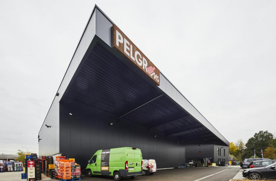 Pelgrims, drankenhal, aarschot, mathieu gijbels, industriebouw, bouwbedrijf, betonbouw