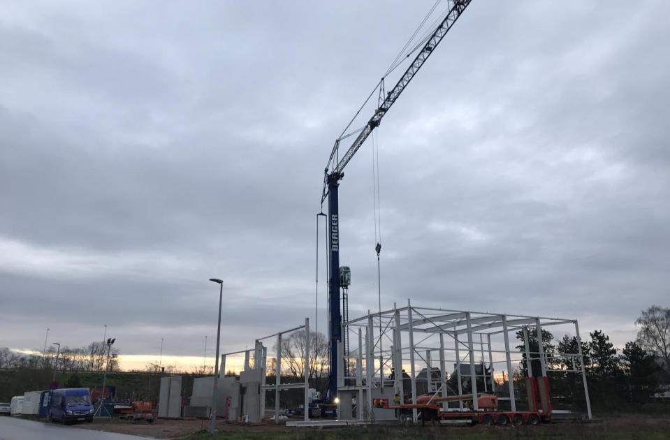 Pelgrims, drankenhal, aarschot, mathieu gijbels, industriebouw, bouwbedrijf, betonbouw
