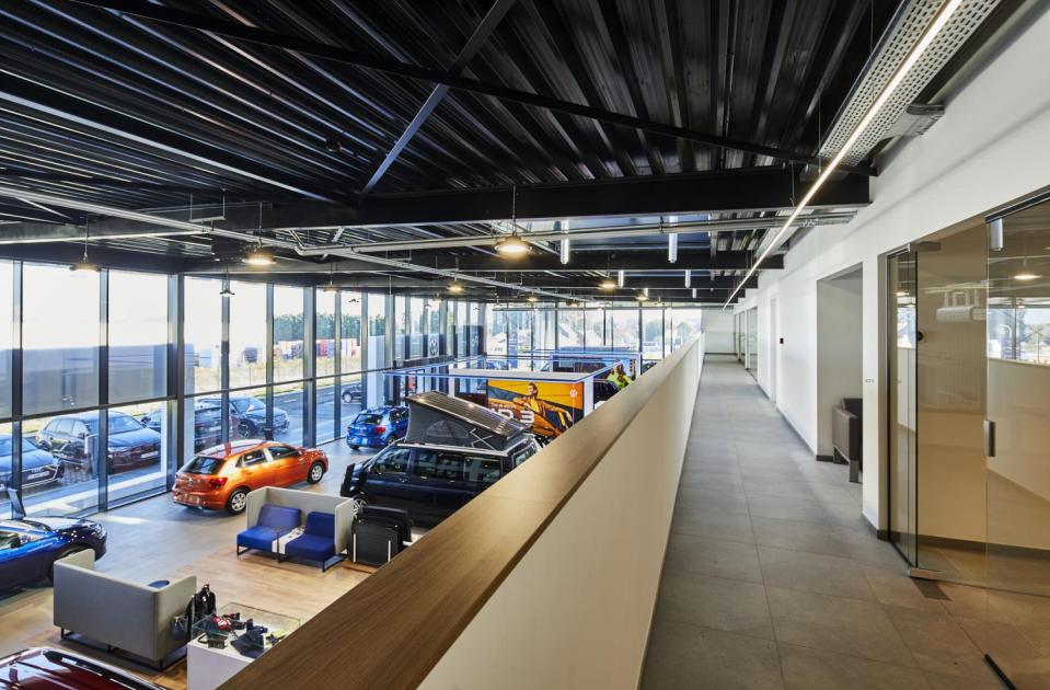Garage D'Haene, Ghislenghien, garagebouw, nieuwbouw, mathieu gijbels, industriebouw
