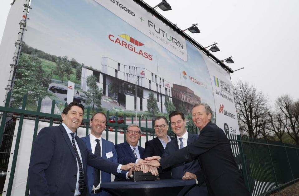 Carglass hoofdkantoor, hasselt, Mathieu Gijbels, Futurn, Bedrijvenpark herkenrodesingel, industriebouw, kantoorgebouw 
