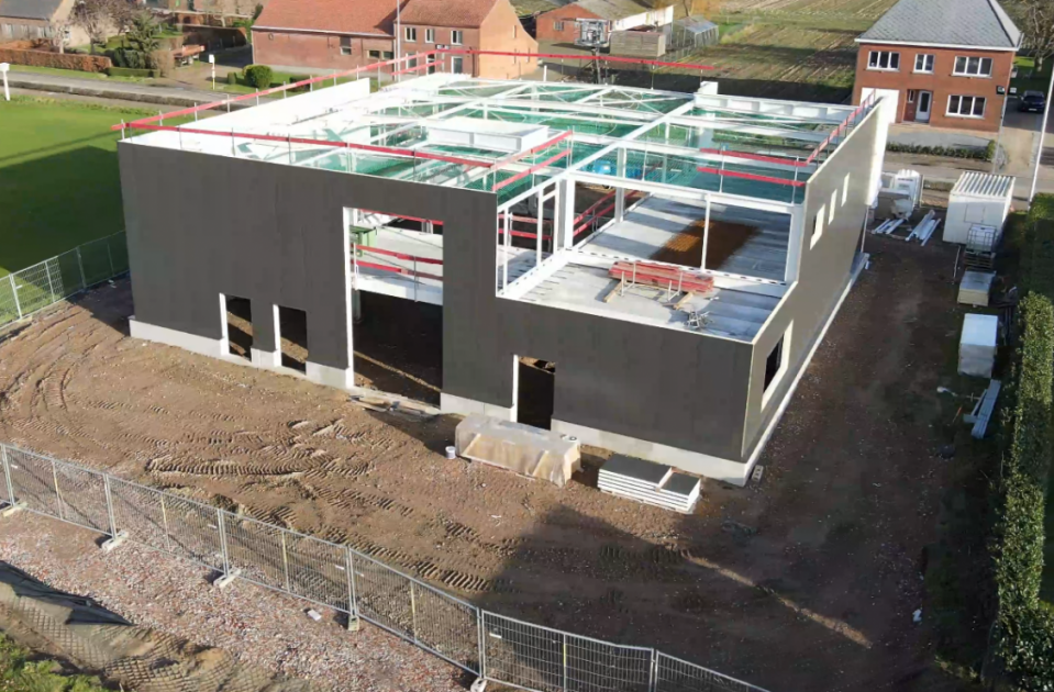 Koffiebranderij Mokapi, nieuwbouw veerle-laakdal, bedrijfsgebouw, mathieu gijbels, staalbouw