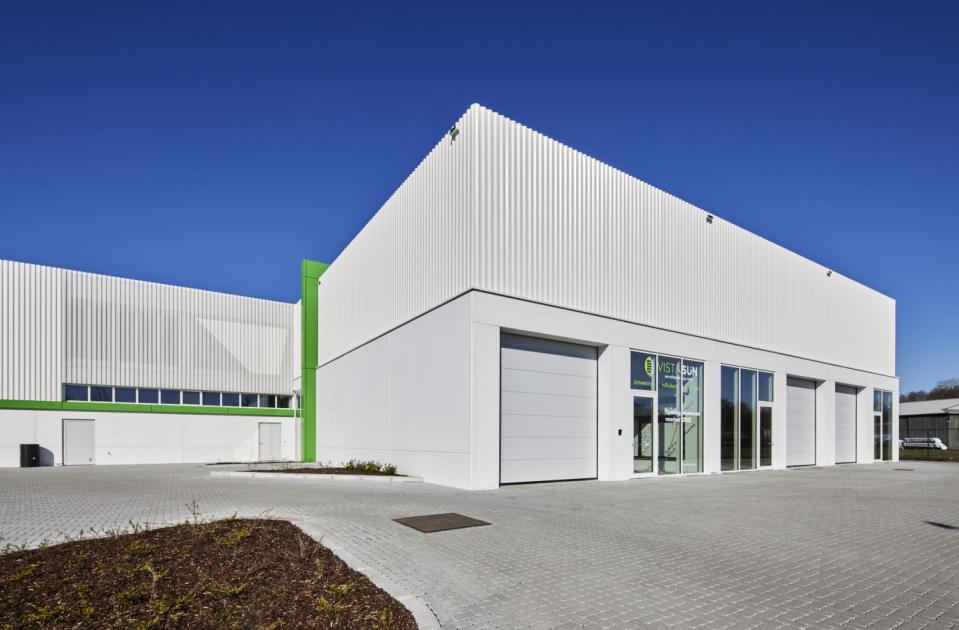 Patronale Samco, Heusden-Zolder kantoor, opslagruimte en dispatching kmo - units, nieuwbouw, bouwdroom, staalbouw, betonbouw, mathieu gijbels