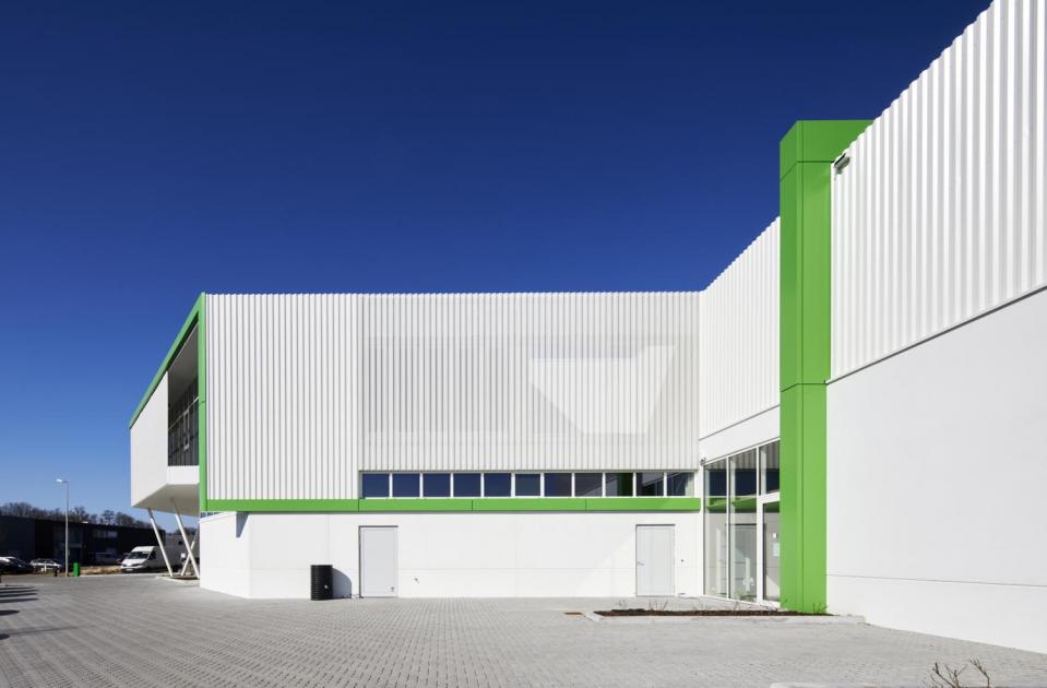 Patronale Samco, Heusden-Zolder kantoor, opslagruimte en dispatching kmo - units, nieuwbouw, bouwdroom, staalbouw, betonbouw, mathieu gijbels