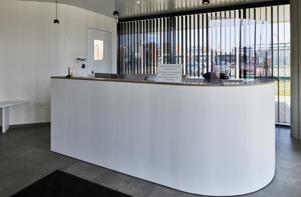 Shell gatehouse, gent, toegangsgebouw site, shell belgium, nieuwbouw, mathieu gijbels, staalbouw, betonbouw