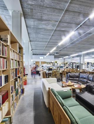 Kringloopwinkel Vites, Televil, Sint-Pieters-Leeuw, nieuwbouw, HUB, winkelpand, winkel bouwen, retailbouw, bedrijfsgebouw, staalbouw, betonbouw