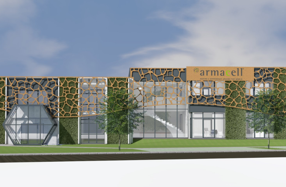 Armacell, nieuwbouw, mathieu gijbels, kantoorbouw, kantoorgebouw, bedrijfsgebouw bouwen, betonbouw, staalbouw, renovatie