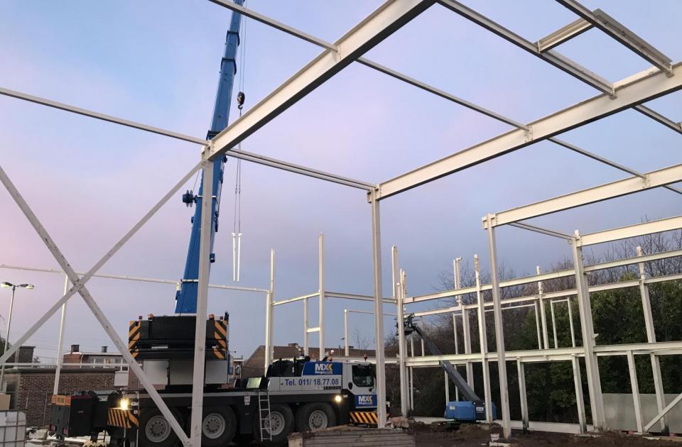 Iceprod alleur, nieuwbouw, industriebouw, mathieu gijbels, bouwteam, kantoorbouw, bedrijfsgebouw